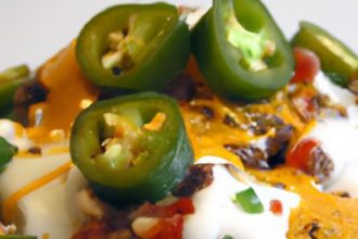 Melty Cheese & Spicy Jalapeño Nachos: A Flavor Fiesta