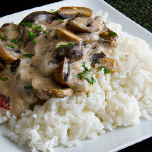 Creamy Mushroom Chicken and Rice: A Comfort Food Classic