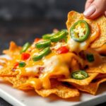 صورة ناتشوز جبن ذائب وفلفل هالبينو حار بنكهة قَرمشة لا تُقاوَم، الأفضل والألذ.