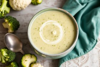 - Creamy Broccoli Cauliflower Soup: Powerful Nutrition Meets C
