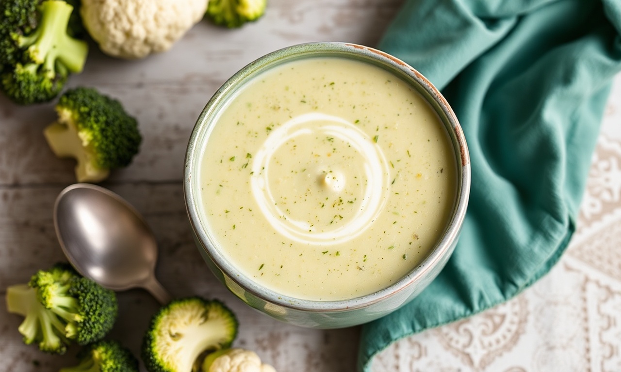 - Creamy Broccoli Cauliflower Soup: Powerful Nutrition Meets C