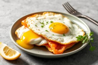 Sunny Delight: perfect 2-ingredient fried eggs boost.