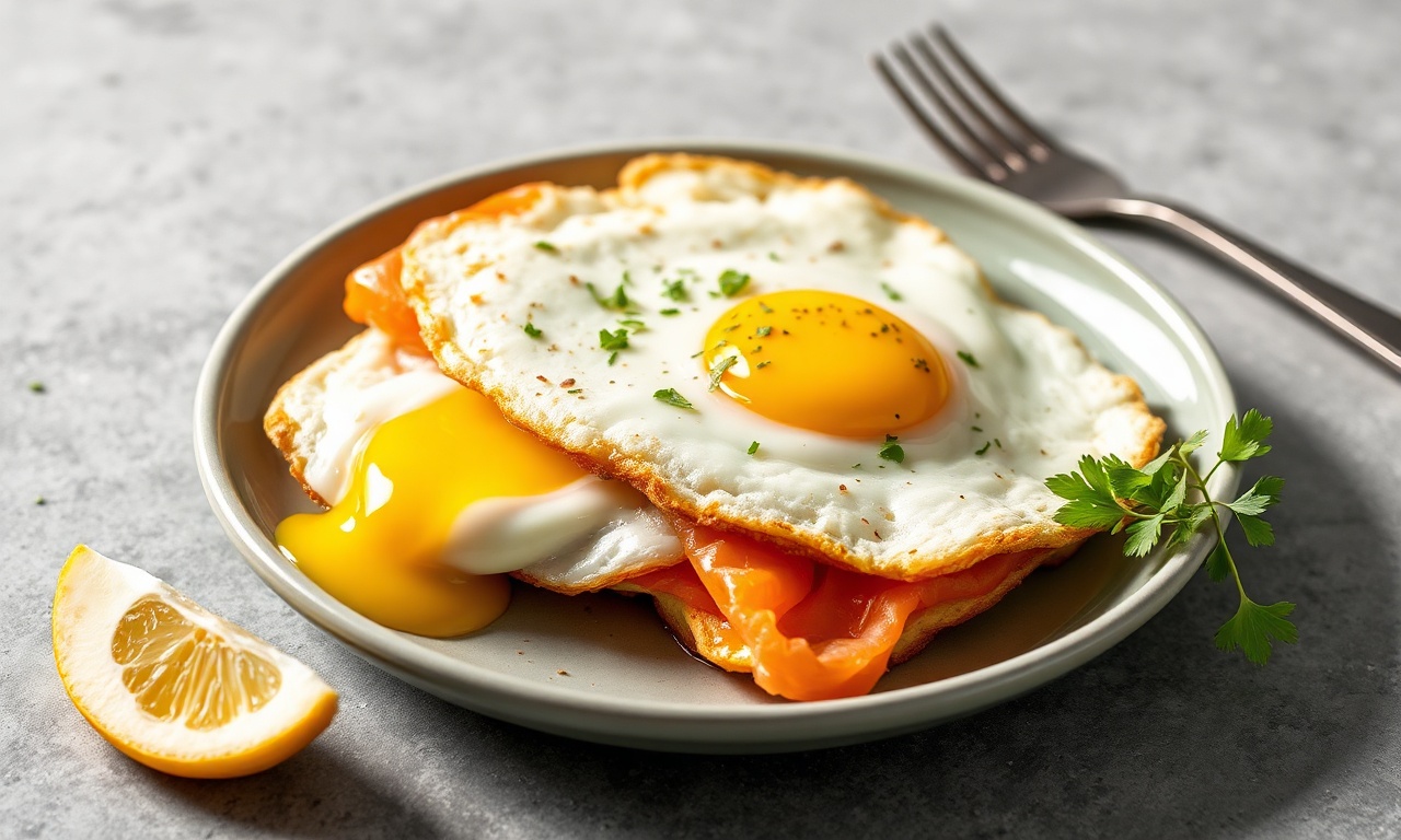 Sunny Delight: perfect 2-ingredient fried eggs boost.