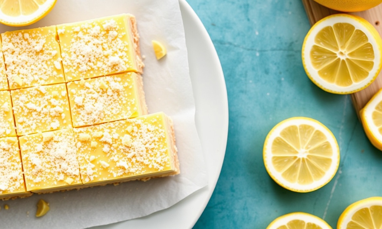 Zesty no-bake lemon bars: easy, tangy crowd-pleaser recipe.
