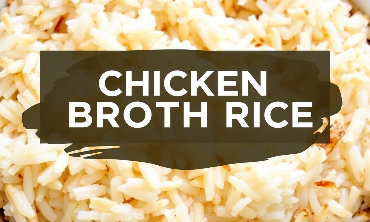 Flavorful chicken broth rice recipe: easy step-by-step guide.