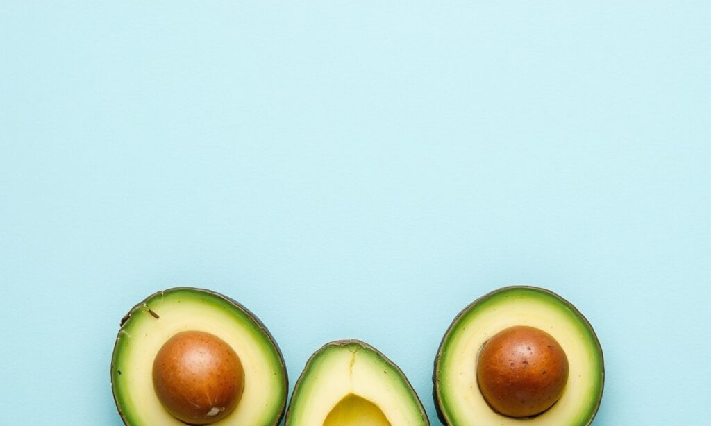 Avocado serving ideas on a plate