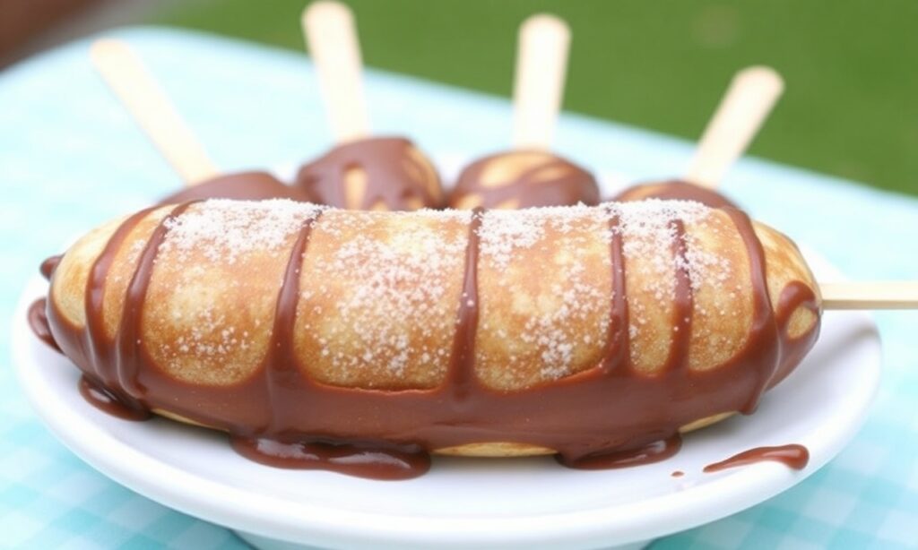 Simple frozen bananas in the freezer ready to snack on