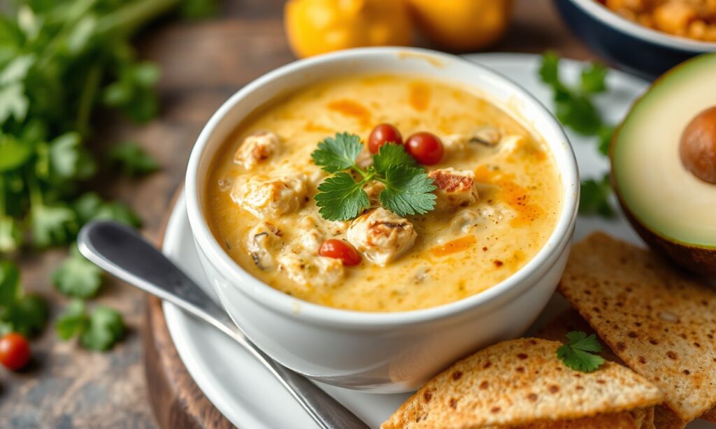 Irresistible chicken tortilla soup, hearty and flavorful, warming body and soul.