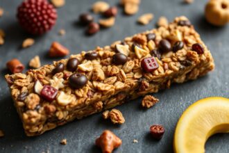 Crunch Health: Delicious, healthy homemade granola bars recipe.