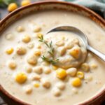 Ultimate creamy chicken corn chowder, a comforting favorite recipe.