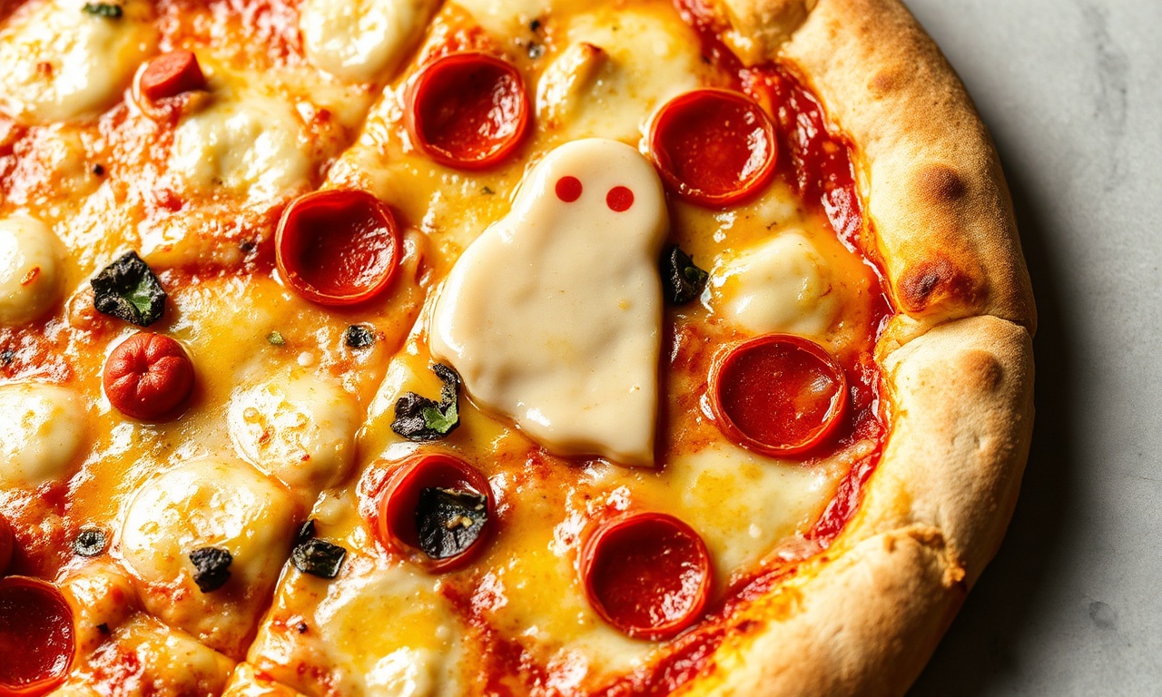 Mystery ghost pizza: unveiling phantom flavors.