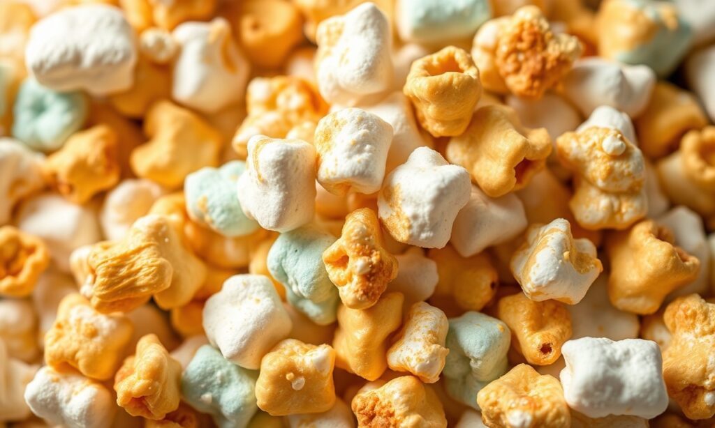 Sweet Delight: Marshmallow caramel corn, a nostalgic snack craze.