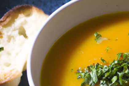 Velvety Carrot and Coriander Soup: A Flavorful Delight