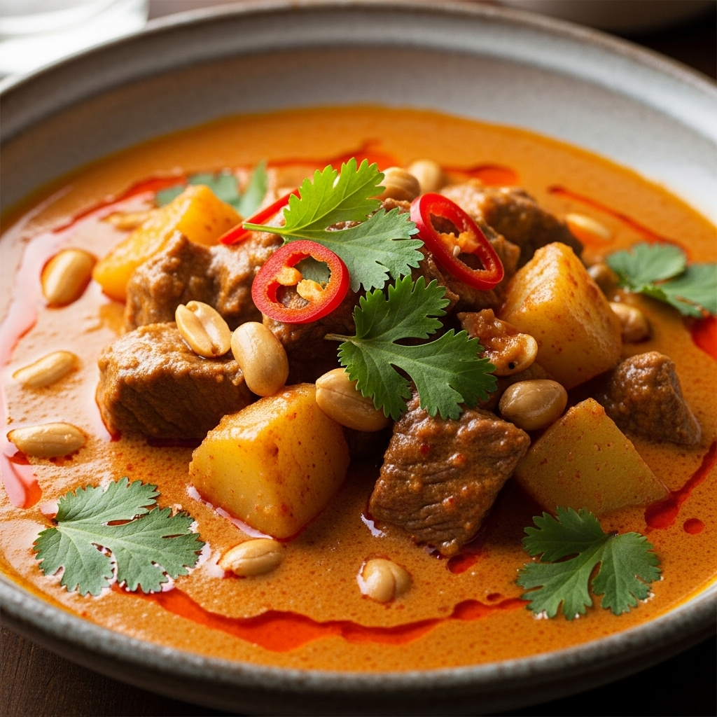 Savor the Flavors: Massaman Curry Meets Roasted Veggies