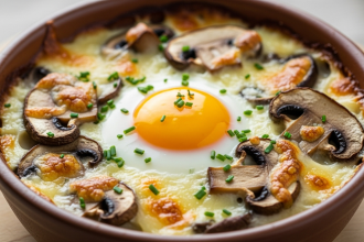 Savory Mushroom & Gruyère Baked Egg Cups Delight