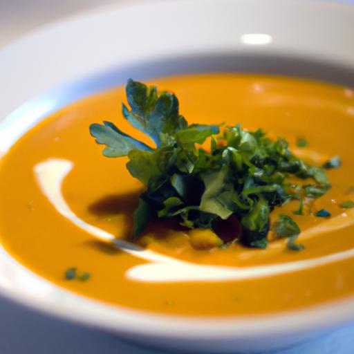 Velvety Carrot and Coriander Soup: A Flavorful Delight