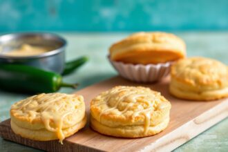 Spicy Jalapeno Cheddar biscuits: comforting, flavorful, and easy to make.