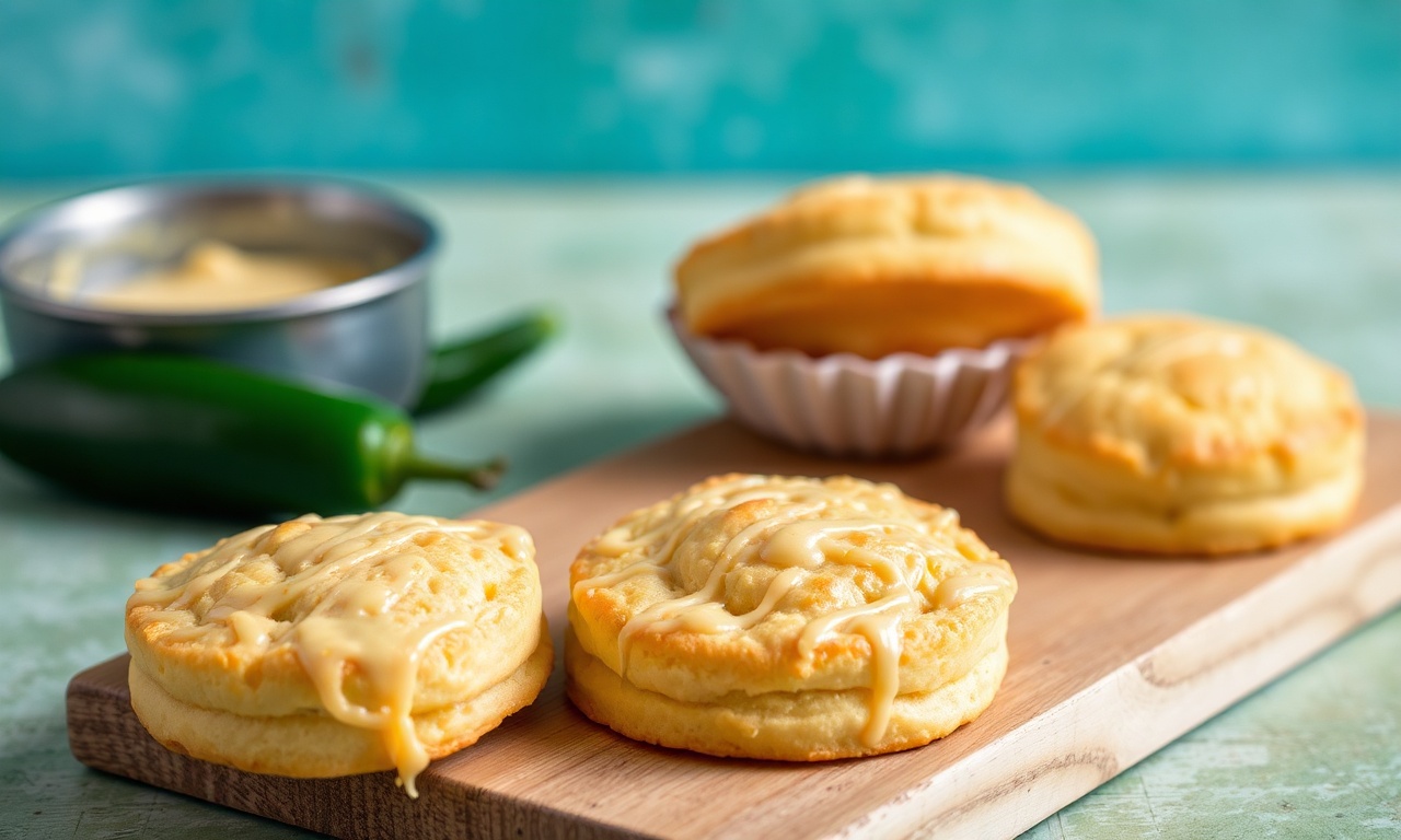 Spicy Jalapeno Cheddar biscuits: comforting, flavorful, and easy to make.