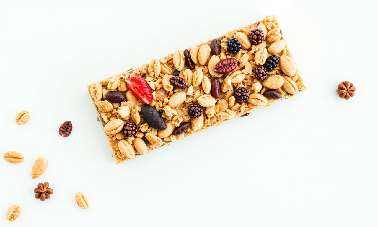 Delicious healthy granola bars for sustained energy boost.