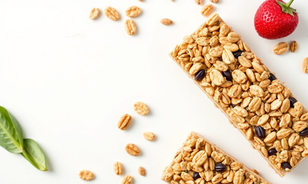 Healthy granola bars for sustained energy boost.