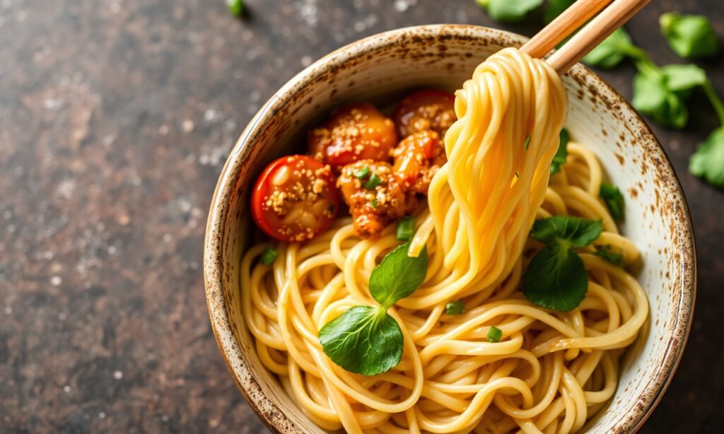 Delicious gluten-free noodles, an egg-cellent tradition of taste.