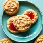 Delightful soft peanut butter jelly cookies recipe.