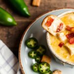 Creamy jalapeño popper chicken soup for a cozy dinner.
