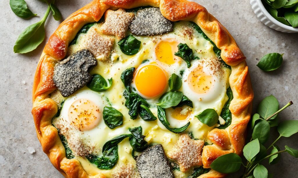 Tarta Pascualina: Savory spinach and egg pie, a delightful tradition.