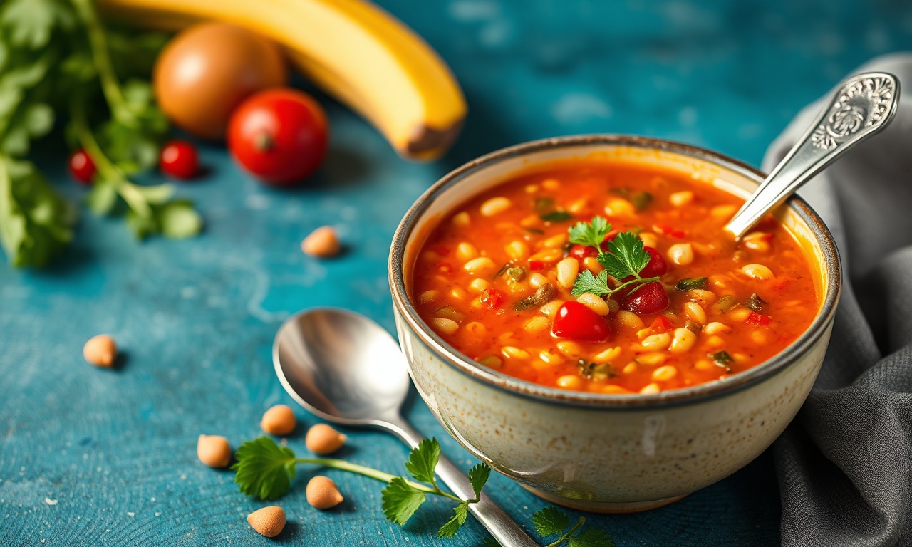Savor Heart: Authentic Mediterranean lentil soup recipe.