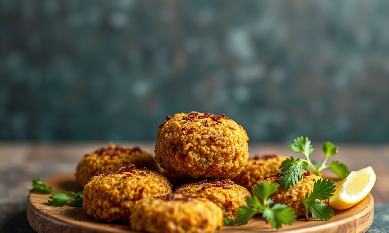 Delicious Egyptian falafel: a gluten-free Middle Eastern delight.