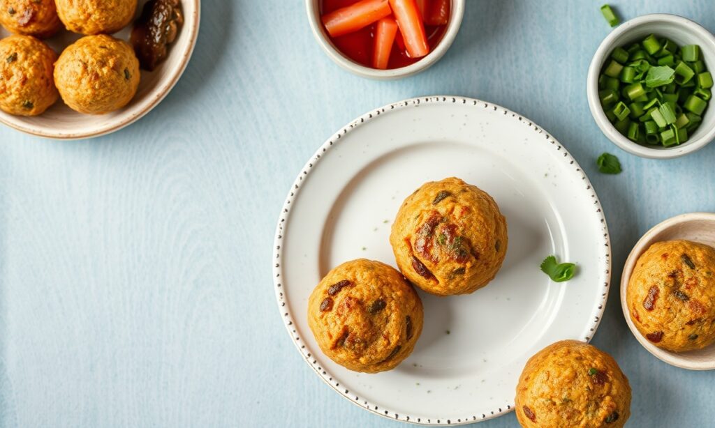 Golden Egyptian Falafel: Delicious gluten-free Middle Eastern treat.