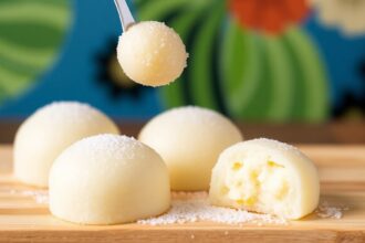 Hawaiian Butter Mochi: chewy, delicious, iconic dessert.