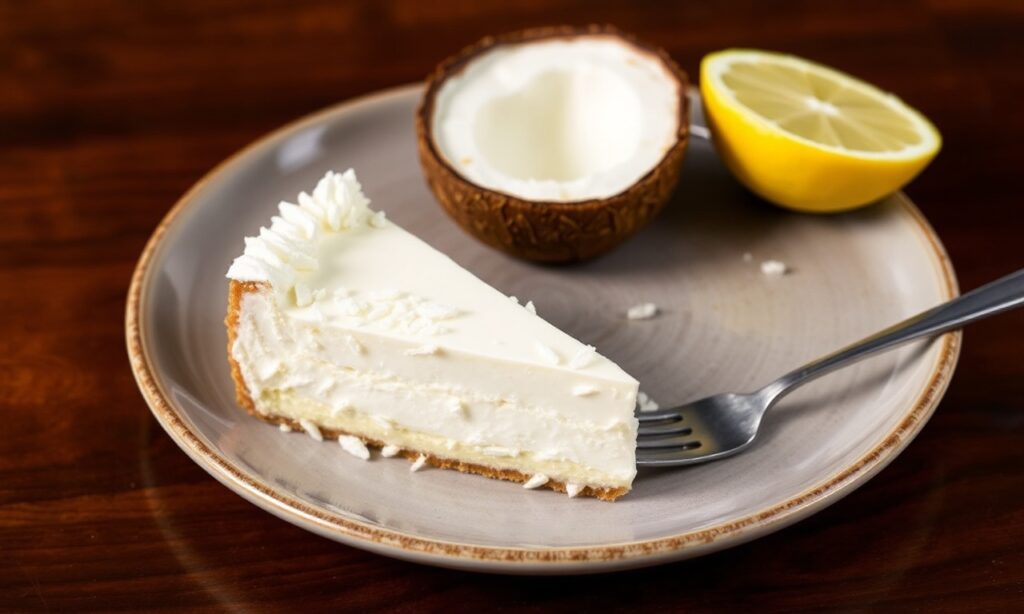 Epic Zesty lemon coconut slice: vibrant, creamy, magical dessert.