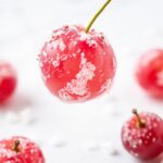 Sweet meets tart: Candied frozen sour grapes snack.