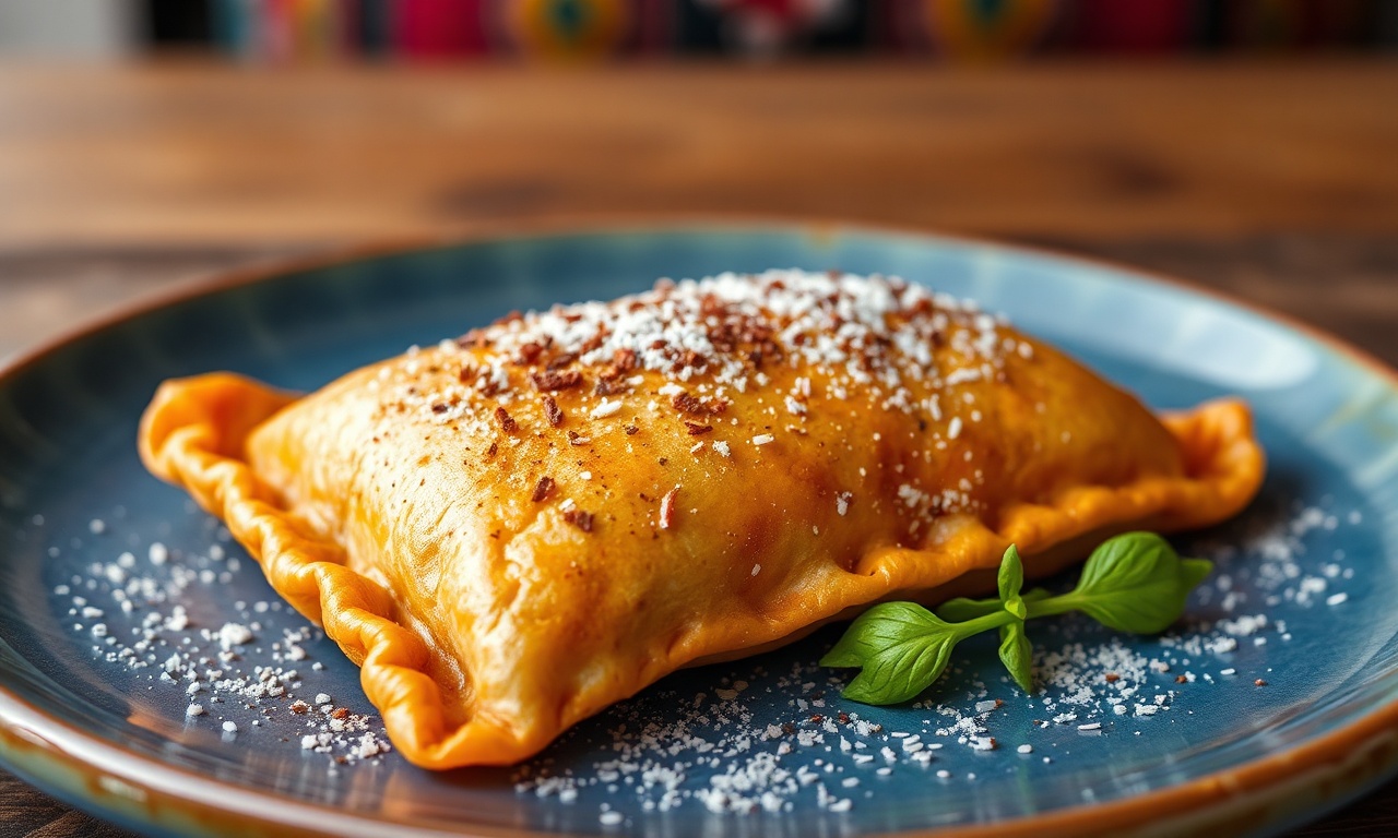 Delicious Salteñas de pollo, Bolivia's savory baked empanada.