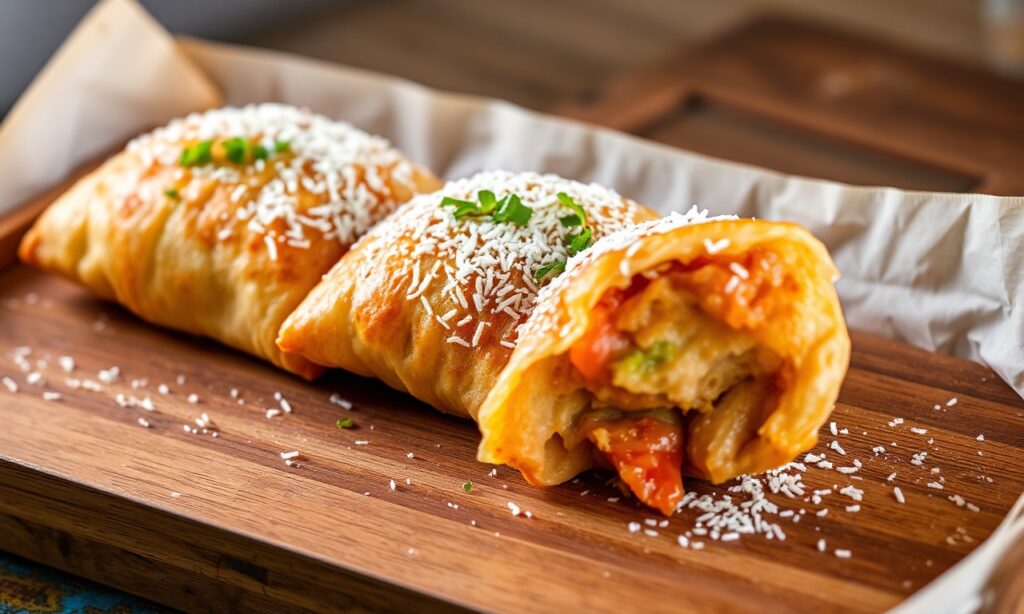 Delicious Salteñas de pollo: Bolivia's savory baked empanada treat.