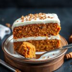 Delicious Keto Carrot cake recipe, healthy and authentic.
