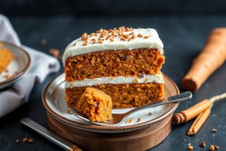 Delicious Keto Carrot cake recipe, healthy and authentic.