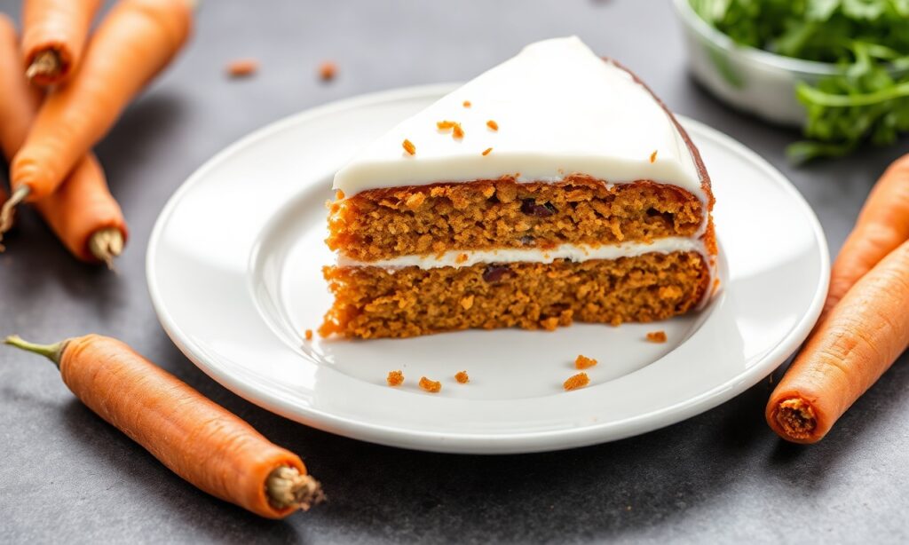 Keto carrot cake recipe: moist, spiced, delicious, healthy.