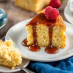 Gooey butter cake, a sweet melt-in-your-mouth delight.