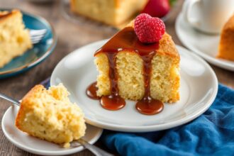 Gooey butter cake, a sweet melt-in-your-mouth delight.