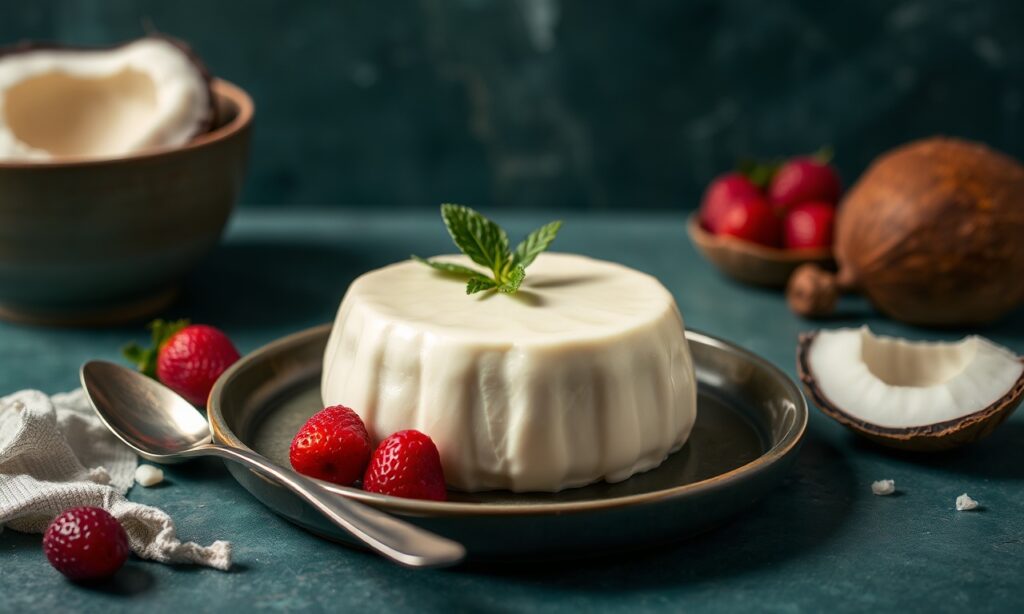Master dreamy creamy coconut flan recipe with easy ingredients.