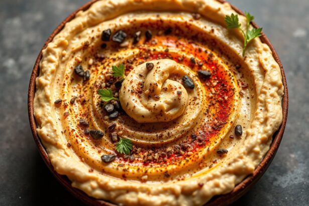 Everything bagel hummus: Delicious flavor twist for your snack.