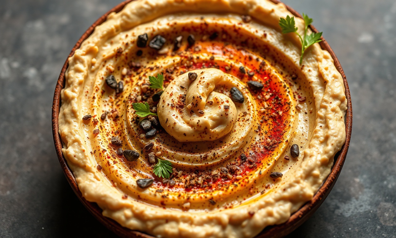 Everything bagel hummus: Delicious flavor twist for your snack.