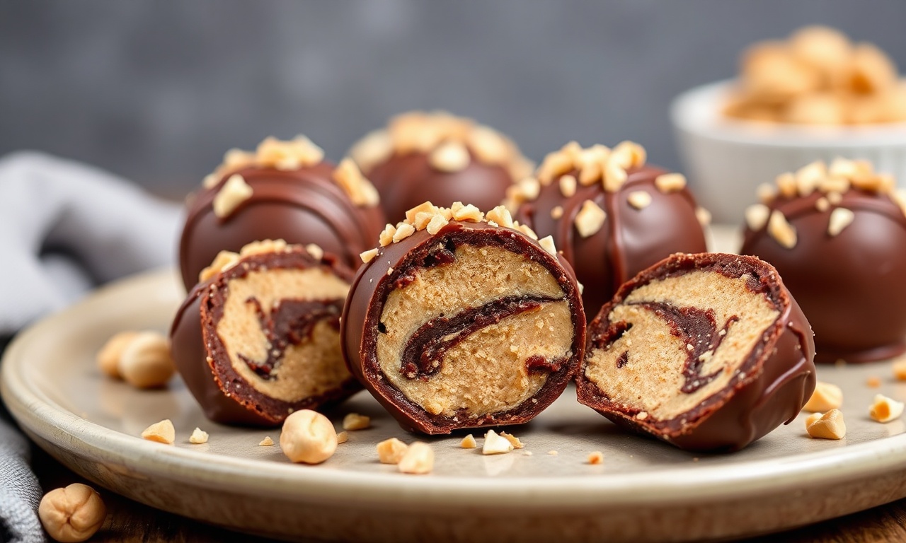 Decadent Keto chocolate peanut butter fat bombs, rich and delicious.