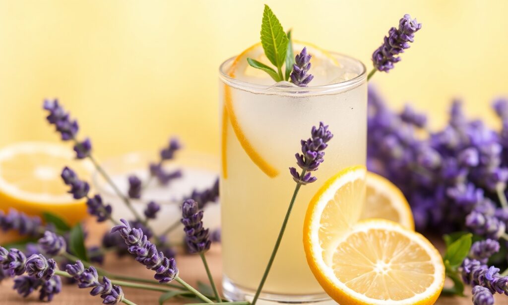 Liquid Calm: Refreshing lavender lemonade recipe for tranquility.