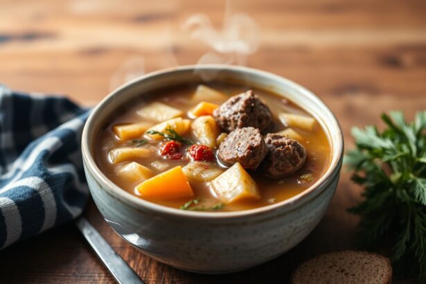 Hearty vegetarian Scotch broth recipe: a magical, traditional twist.