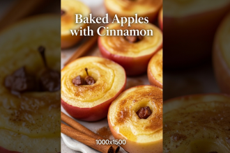 Warm & Cozy: The Delight of Baked Apples with Cinnamon
