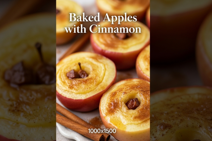 Warm & Cozy: The Delight of Baked Apples with Cinnamon