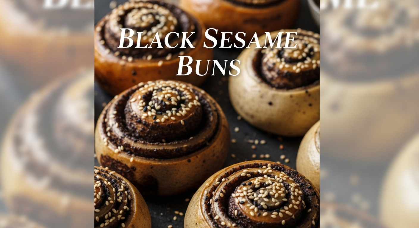 Fluffy Steamed Black Sesame Buns: A Delicious Tradition